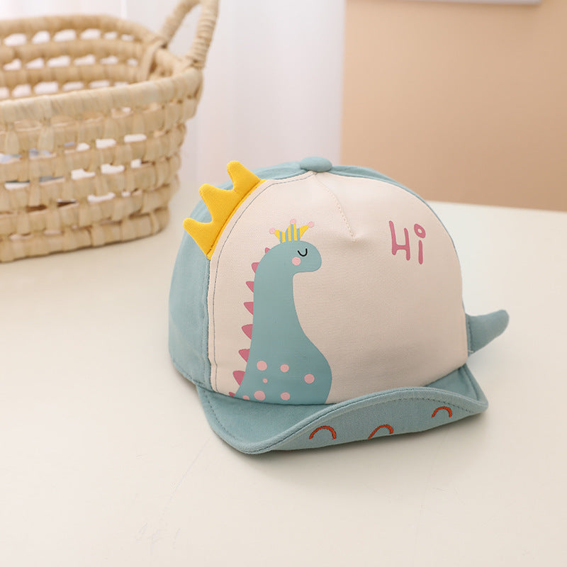 Cartoon Dinosaur Baseball Cap for Infants and Toddlers