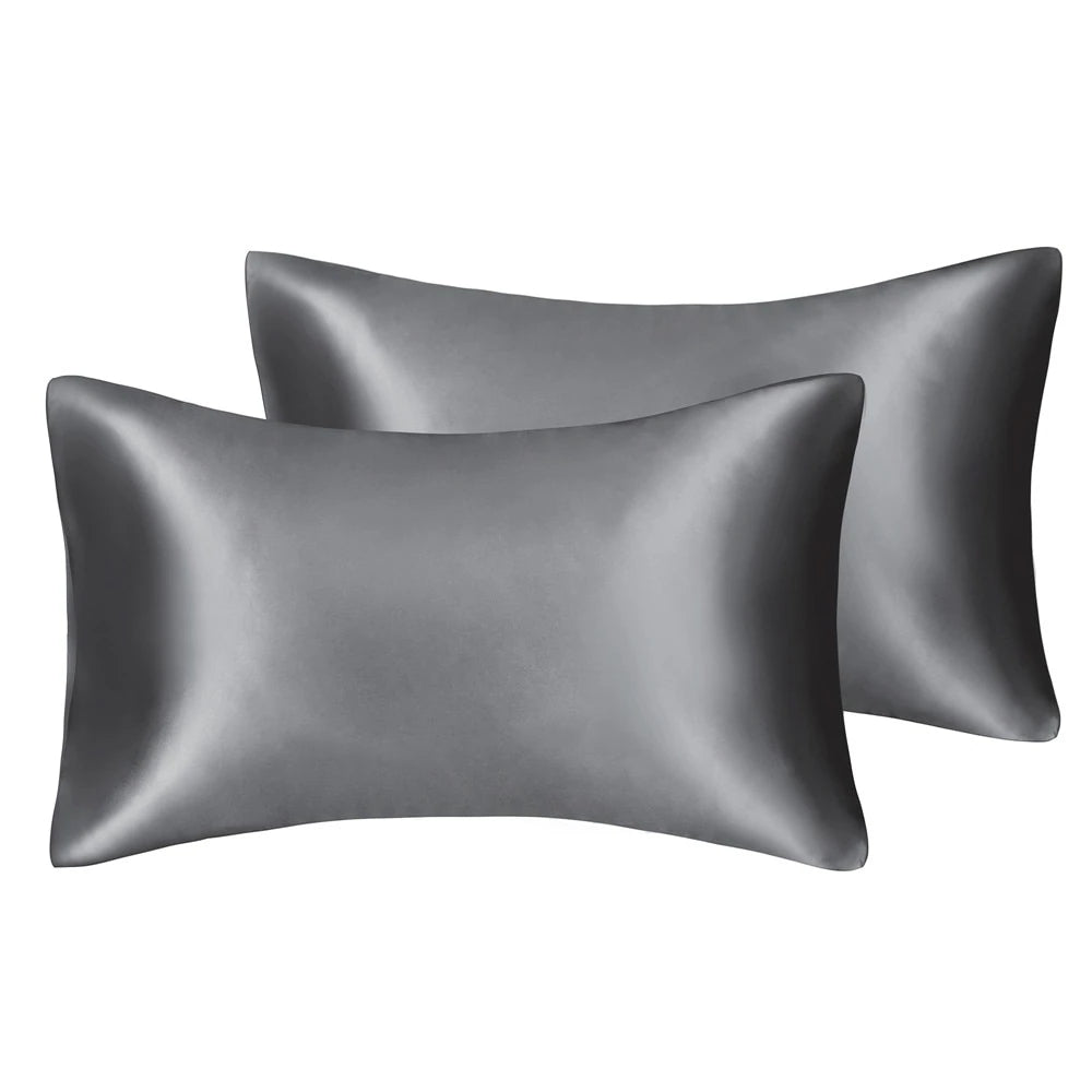 SKYNIGHT Pillow Case 75D Satin-Like Fabric (One Pair)