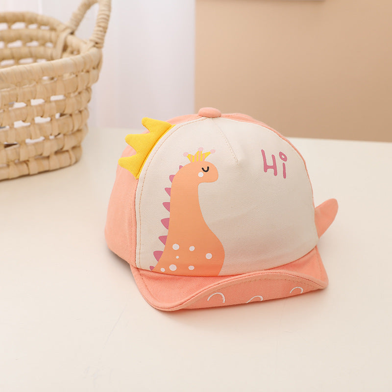 Cartoon Dinosaur Baseball Cap for Infants and Toddlers