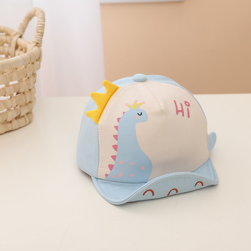 Cartoon Dinosaur Baseball Cap for Infants and Toddlers